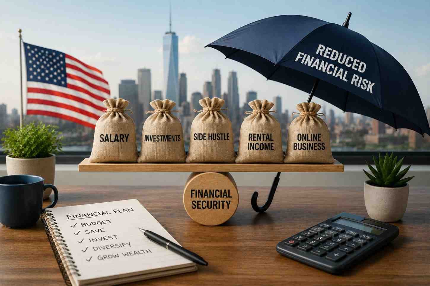 Multiple Income Streams Reduce Financial Risk
